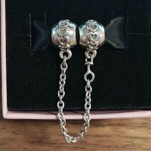 Authentic Pandora Sterling Silver Love Connection Safety Chain - 791088-05